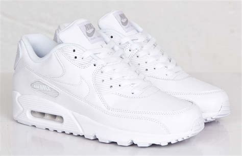 nike air max 90 leather heren sneakers|white air max 90 men's.